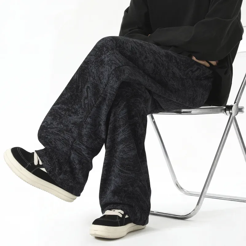 P8H9 Casual Pants Unisex Light Gray-15