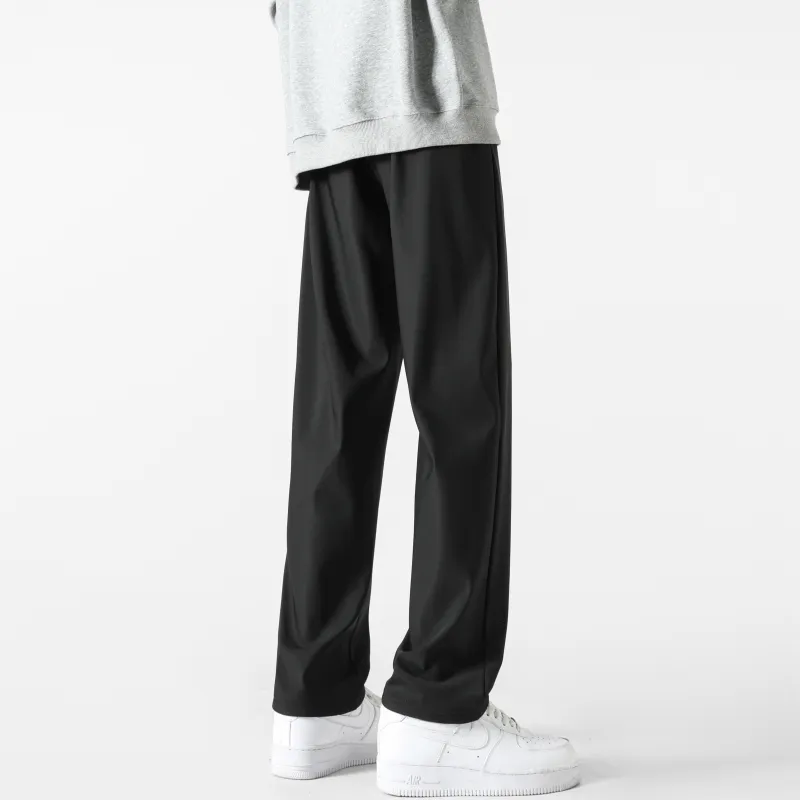 P8H9 Casual Pants Unisex Black-5