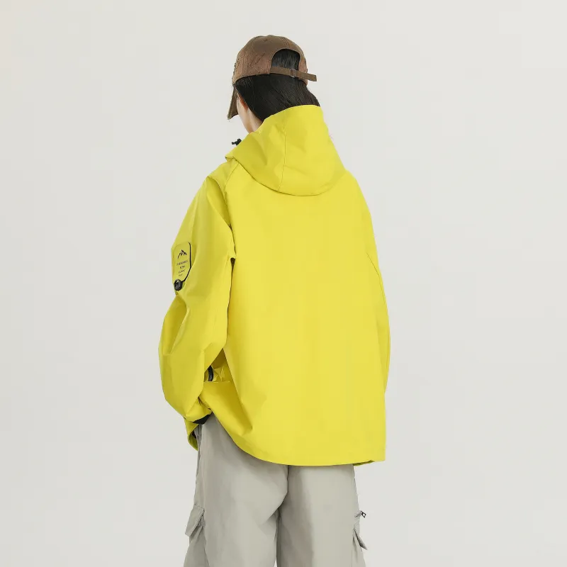 P8H9 Water Resistant Windproof Breathable Warm Lightweight Windbreaker Jacket Unisex-40