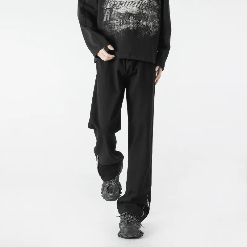 P8H9 Jeans Unisex Black-2