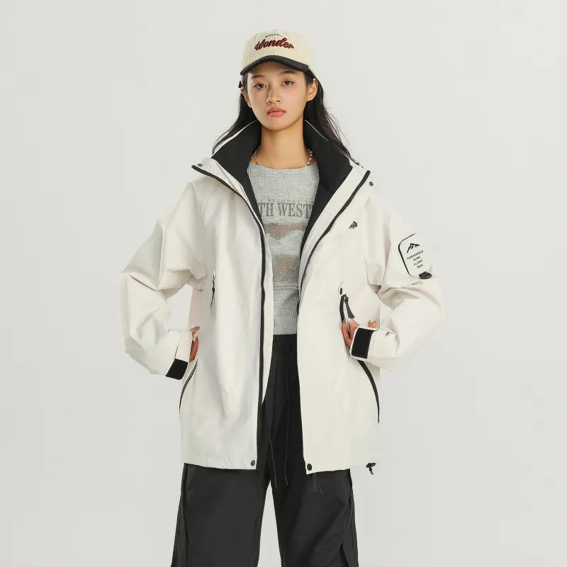 P8H9 Water Resistant Windproof Breathable Warm Lightweight Windbreaker Jacket Unisex-3