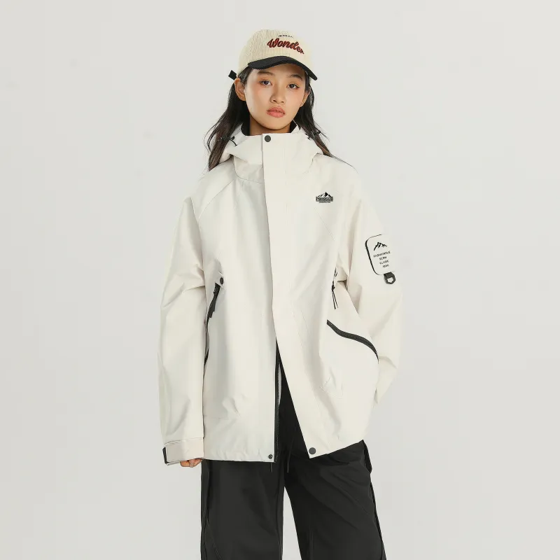 P8H9 Water Resistant Windproof Breathable Warm Lightweight Windbreaker Jacket Unisex-4