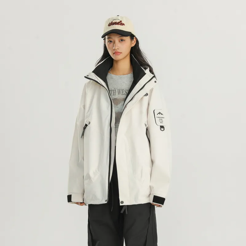 P8H9 Water Resistant Windproof Breathable Warm Lightweight Windbreaker Jacket Unisex-2