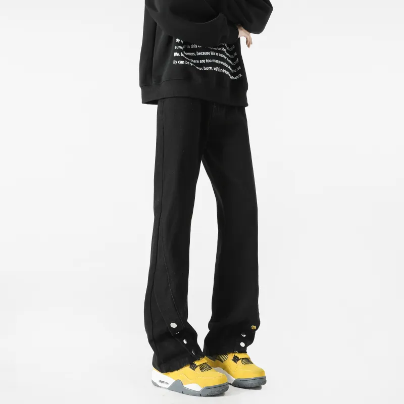 P8H9 Jeans Unisex Black-4