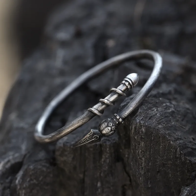 Silver Art Sterling Silver 999 Bangles Men's-1
