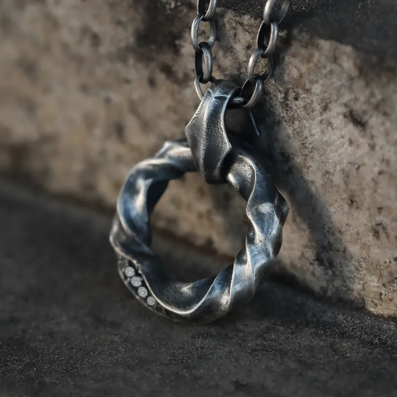 Silver Art Silver 999 Sterling Silver Necklaces Men's-1
