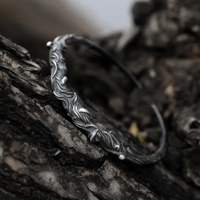 Silver Art S999 Silver Sterling Silver Bracelets Men's-2
