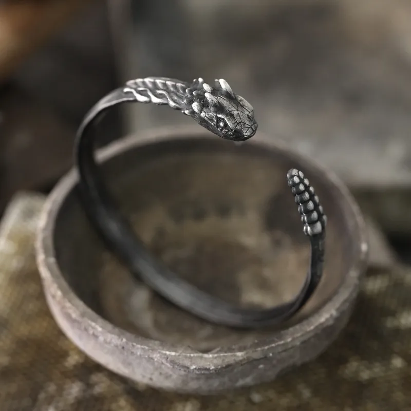 Silver Art 999 Fine Silver Bangles Men's-4
