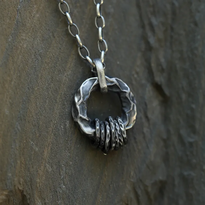 Silver Art Sterling Silver 999 Necklaces Men's-2