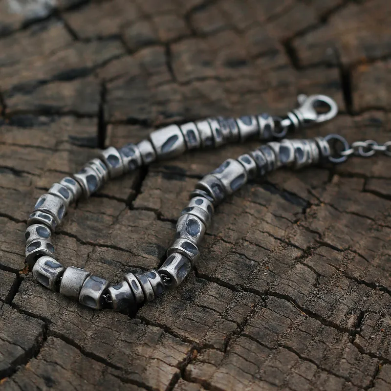 Silver Art 999 Silver Traditional Style Sterling Silver Bracelets Men's-2