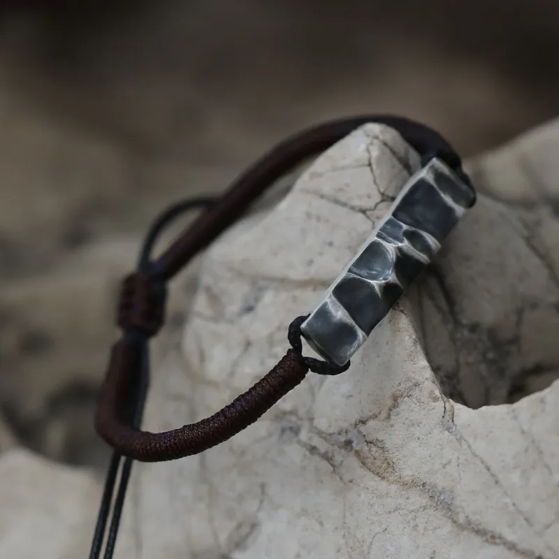 Silver Art 999 Fine Silver Pure Silver Bracelets Men's-1