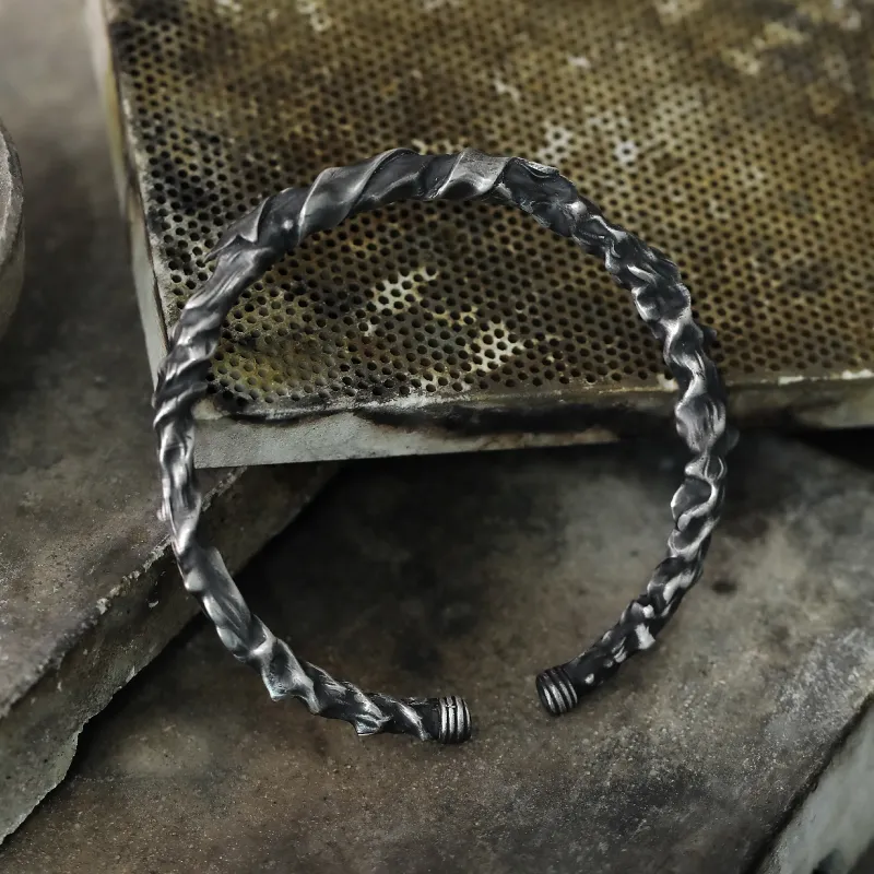Silver Art 999 Fine Silver Bangles Men's-4