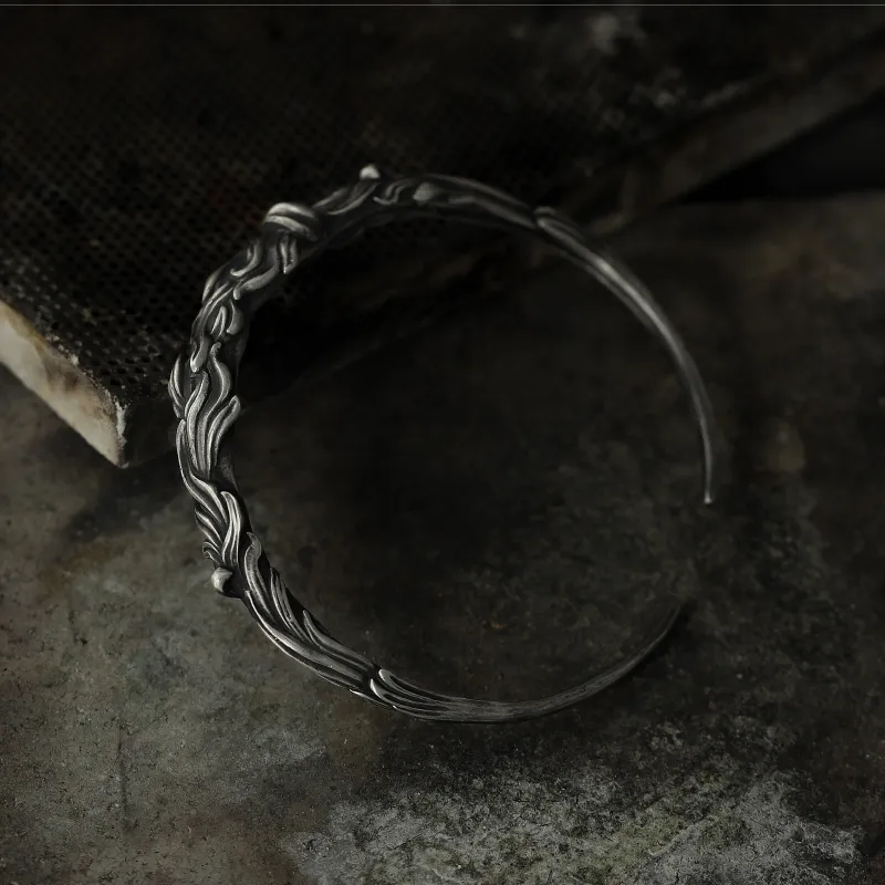Silver Art S999 Silver Sterling Silver Bracelets Men's-4