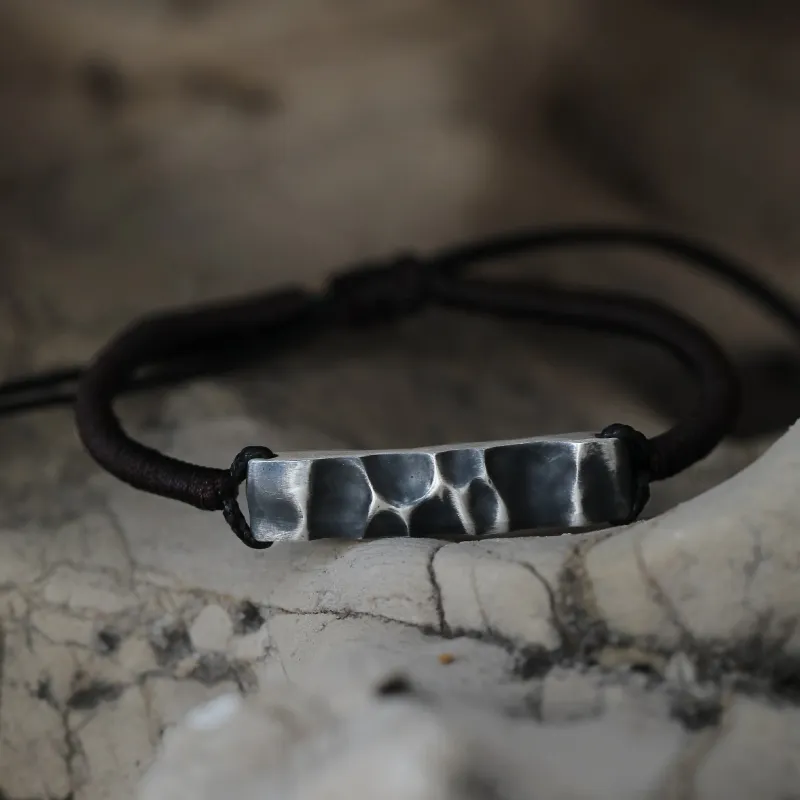 Silver Art 999 Fine Silver Pure Silver Bracelets Men's-2