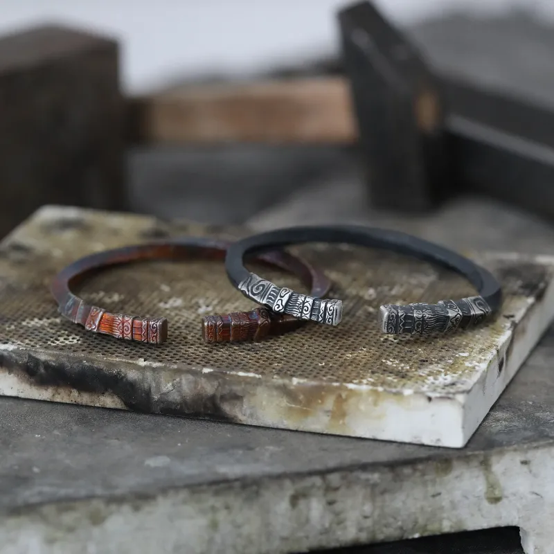 Silver Art 999 Fine Silver Sterling Silver Bracelets Men's-5