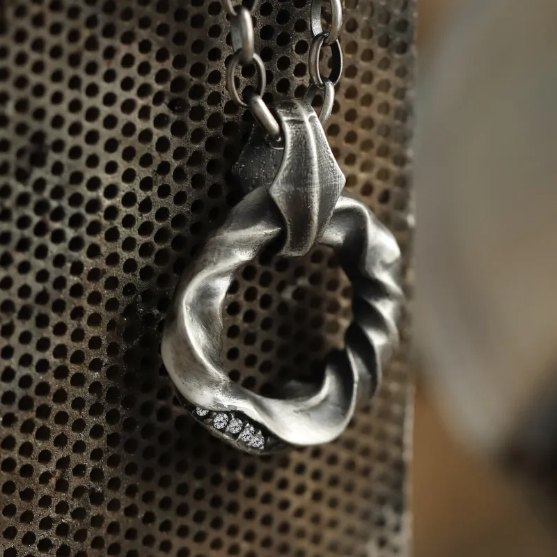 Silver Art Silver 999 Sterling Silver Necklaces Men's-4