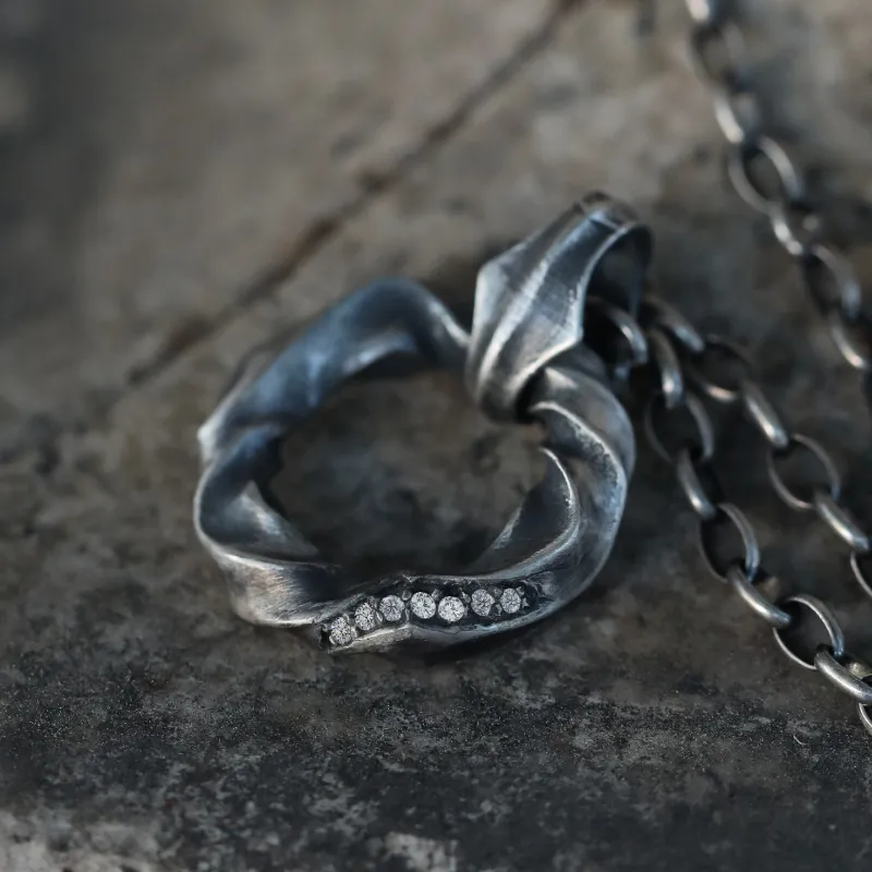 Silver Art Silver 999 Sterling Silver Necklaces Men's-2
