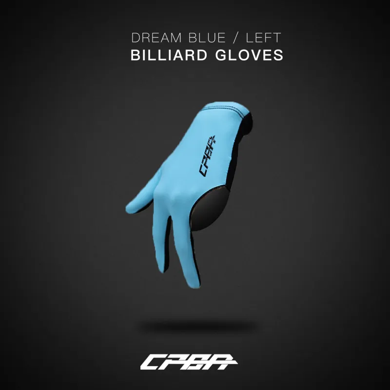 CPBA Billiards Three Finger Gloves Left Hand Single, Fingerless, Lycra Fabric M/L/XL Unisex-10