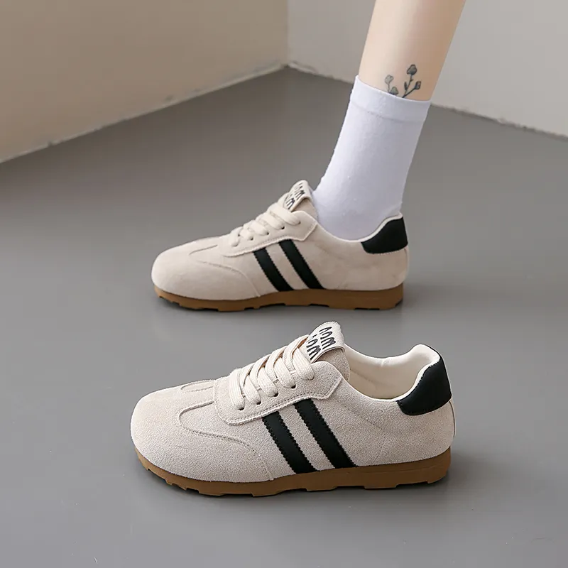 BANWEIDIYA Anti Slip And Wear Resistant Balance Low Top Skateboard Shoes Women's-2