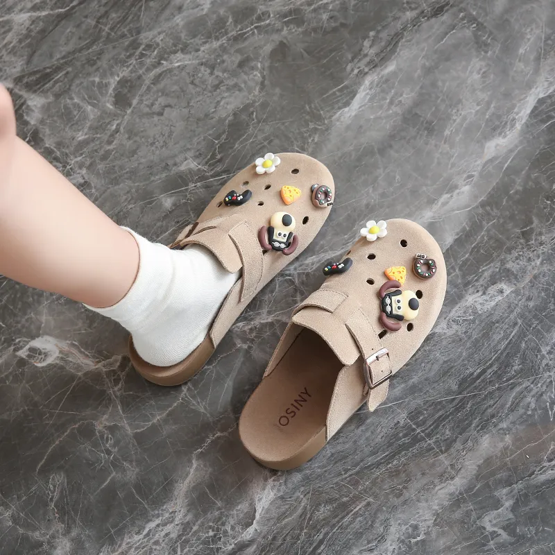BANWEIDIYA Rubber Sole Abrasion Resistant Slip Resistant Wrap toe Slippers Women's-7