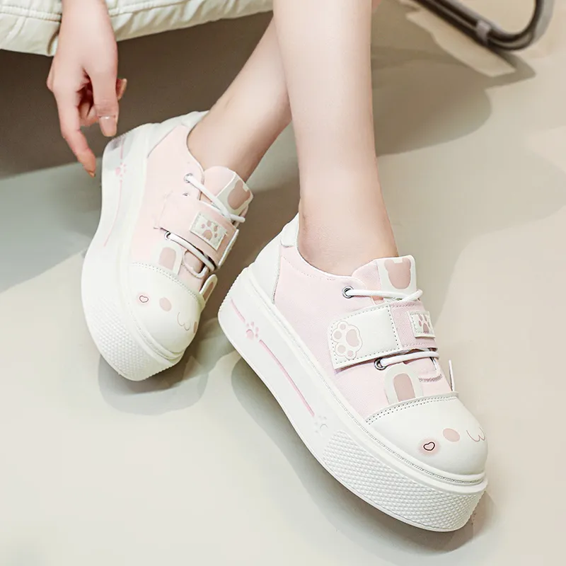 BANWEIDIYA Abrasion Resistant Lightweight Height Increasing Low Top Skateboard Shoes Women's-7