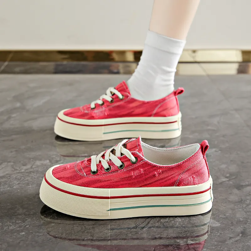BANWEIDIYA Low Top Skateboard Shoes Women's-6