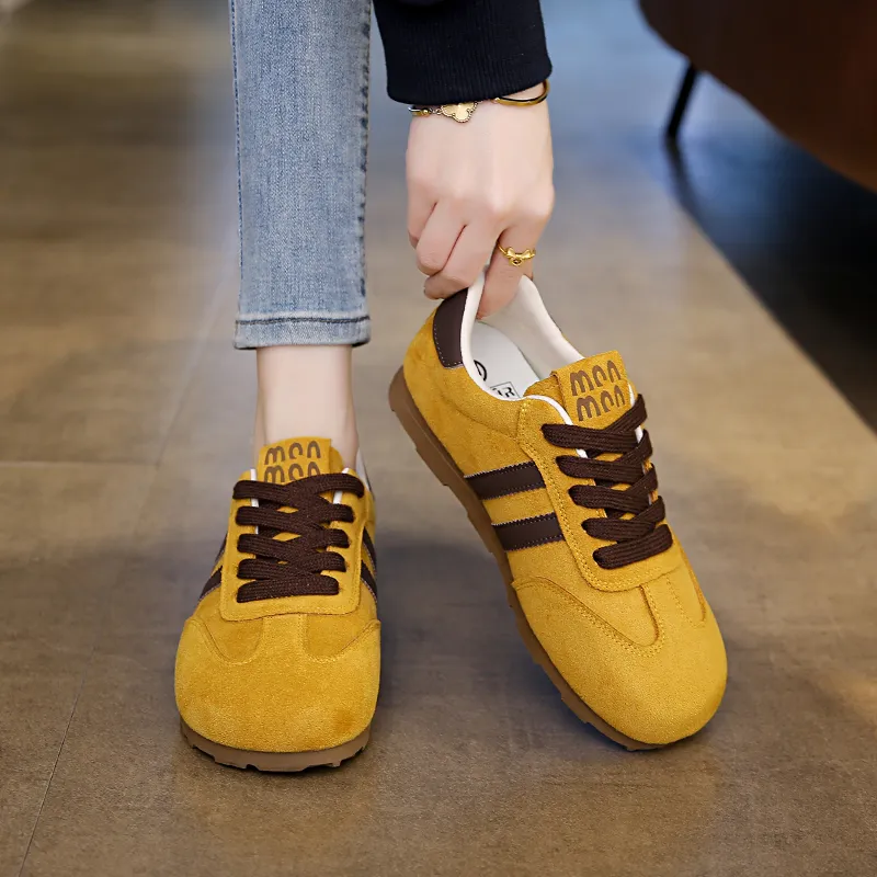 BANWEIDIYA Anti Slip And Wear Resistant Balance Low Top Skateboard Shoes Women's-7