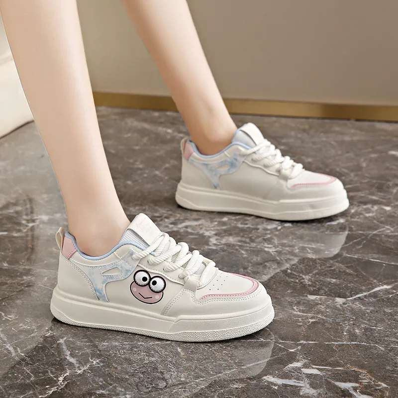 BANWEIDIYA Anti Slip Wear Resistant Low Top Skateboard Shoes Women's-2