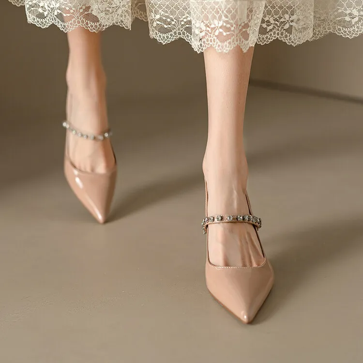 BANWEIDIYA Slim Heel High Heels Women's-2