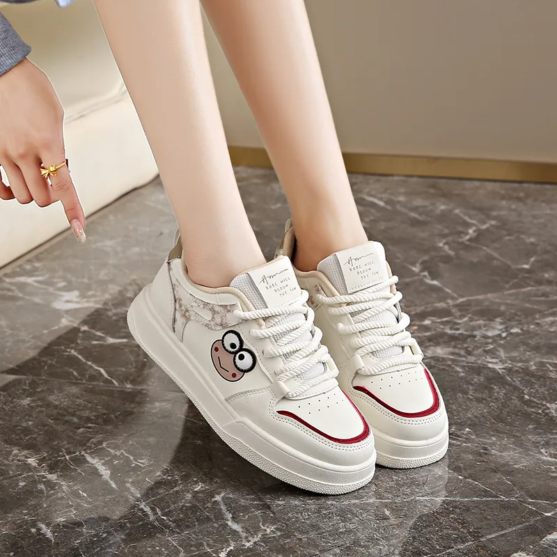 BANWEIDIYA Anti Slip Wear Resistant Low Top Skateboard Shoes Women's-6