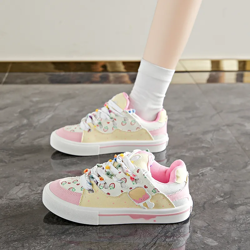 BANWEIDIYA Slip Resistant Height Increasing Low Top Skateboard Shoes Women's-14