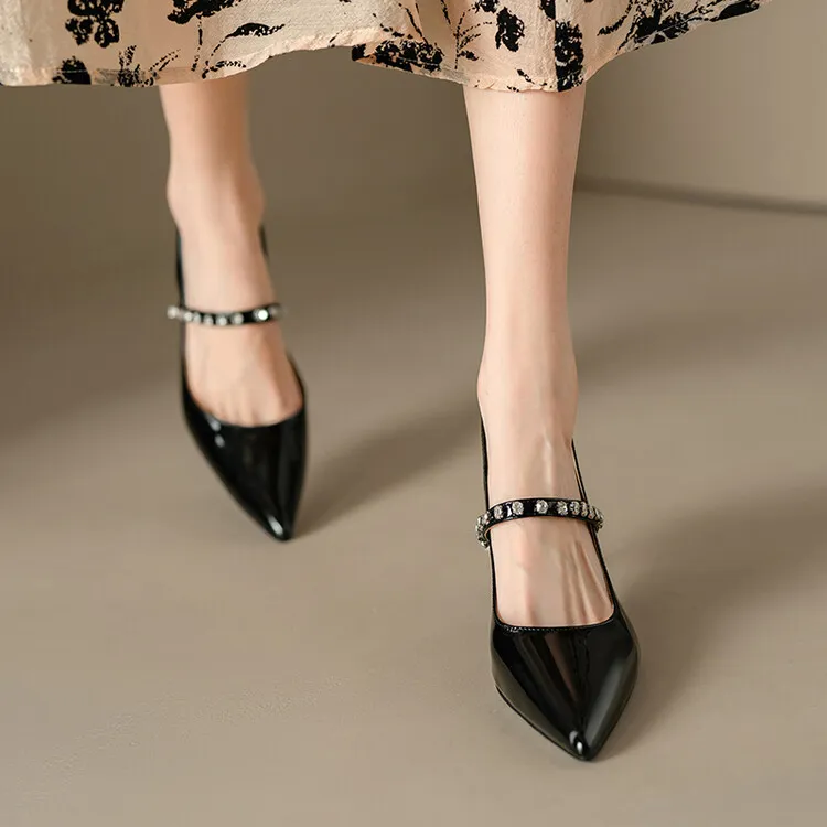 BANWEIDIYA Slim Heel High Heels Women's-8