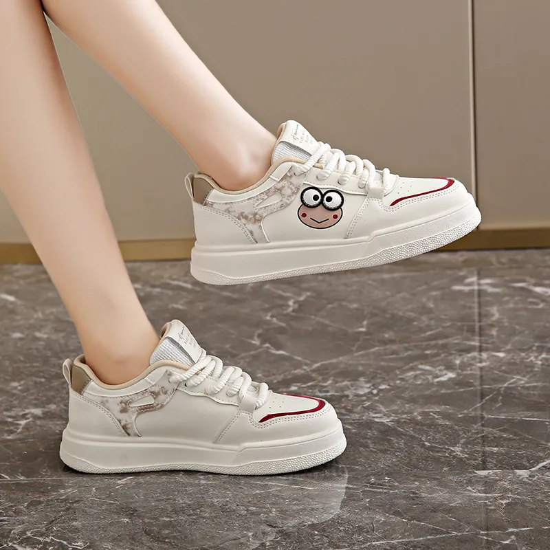 BANWEIDIYA Anti Slip Wear Resistant Low Top Skateboard Shoes Women's-7