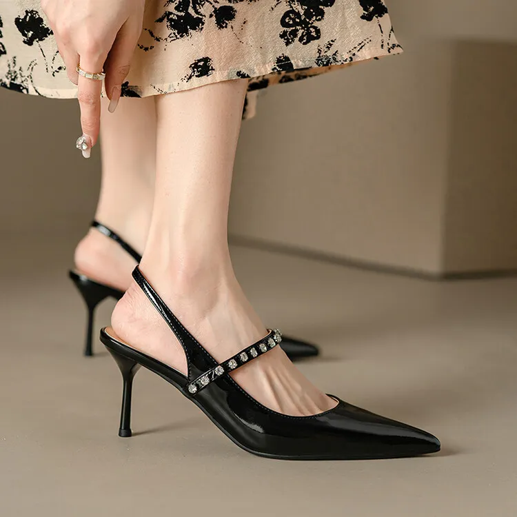 BANWEIDIYA Slim Heel High Heels Women's-9