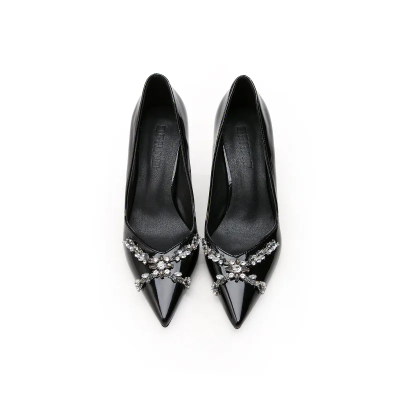 BANWEIDIYA Slim Heel High Heels 8cm Women's-3