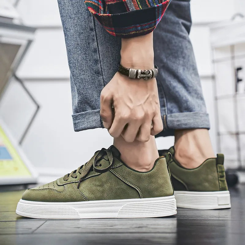 SOURCE Non slip Lightweight Low Top Skateboard Shoes Men's-7