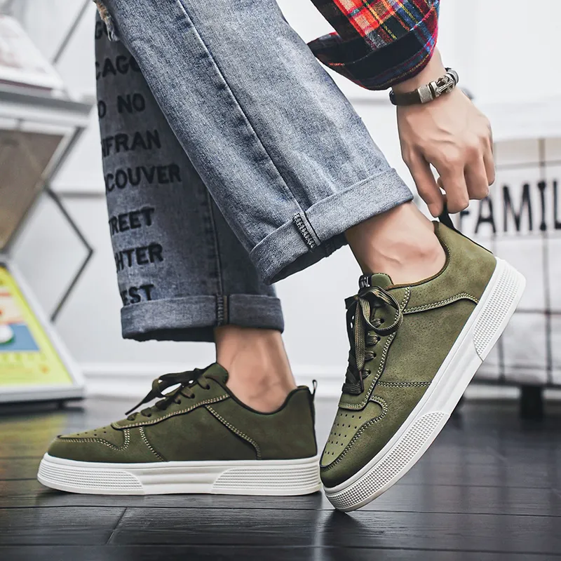 SOURCE Non slip Lightweight Low Top Skateboard Shoes Men's-8
