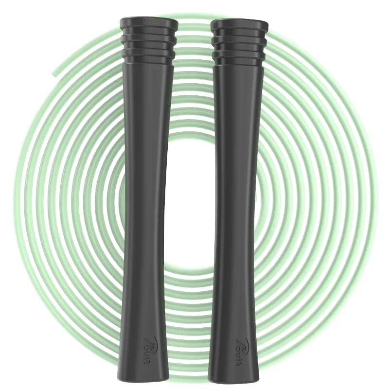 POVIT Fitness Training Non Countable Jump Ropes Adults Handle PP, Rope PVC Plastic 3m-5