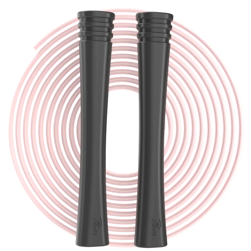 POVIT Fitness Training Non Countable Jump Ropes Adults Handle PP, Rope PVC Plastic 3m-3