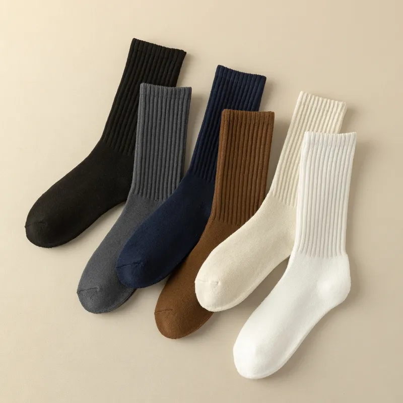 Master Mid Calf Socks Men's Shopping Bag 5 Pack-22