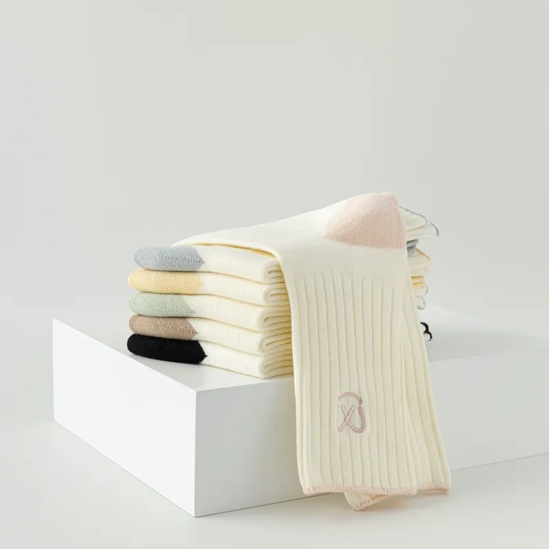 Master Mid Calf Socks Women's Shopping Bag 5 Pack-33