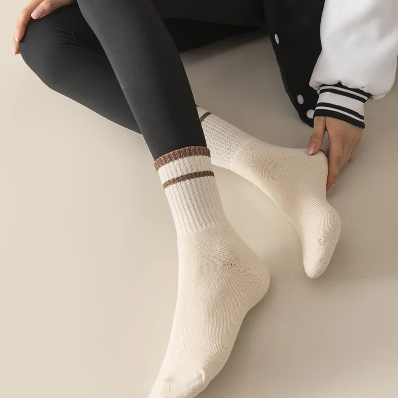 Master Mid Calf Socks Women's Shopping Bag 5 Pack-2