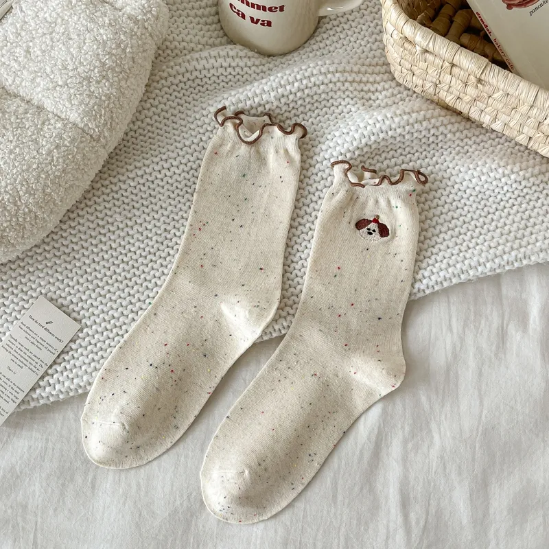 Master Mid Calf Socks Women's Shopping Bag 5 Pack-21
