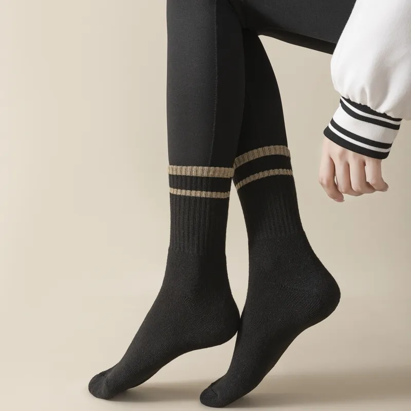 Master Mid Calf Socks Women's Shopping Bag 5 Pack-16