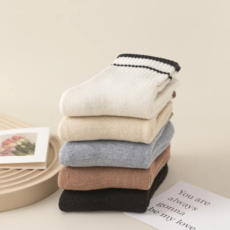 Master Mid Calf Socks Women's Shopping Bag 5 Pack-18