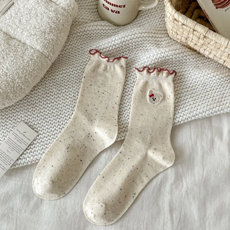 Master Mid Calf Socks Women's Shopping Bag 5 Pack-11