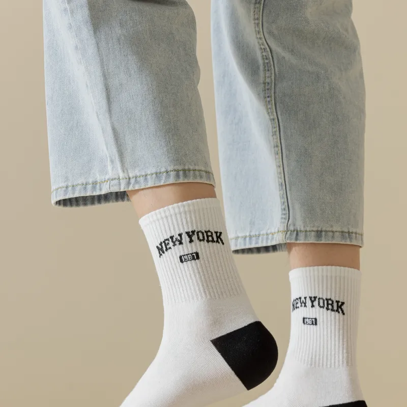 Master Mid Calf Socks Men's Box 5 Pack-13