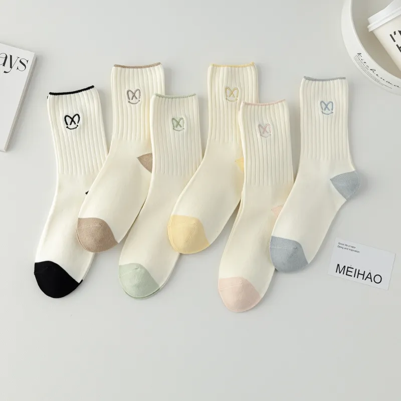 Master Mid Calf Socks Women's Shopping Bag 5 Pack-28
