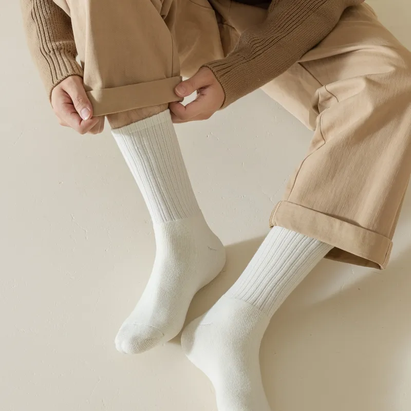 Master Mid Calf Socks Men's Shopping Bag 5 Pack-11