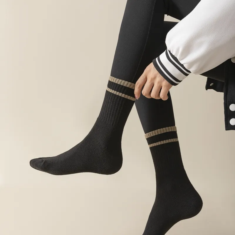 Master Mid Calf Socks Women's Shopping Bag 5 Pack-21
